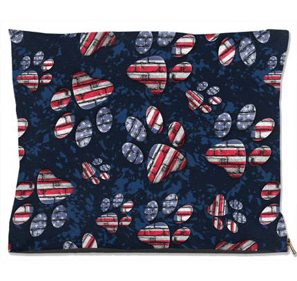 Patriotic Pup Dog Bed-4