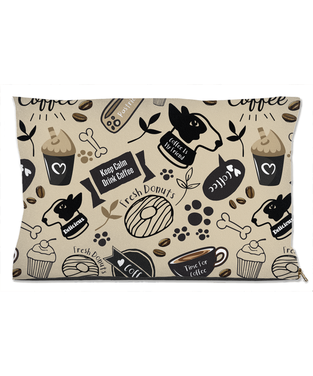 Caffeinated Canine Dog Bed-0