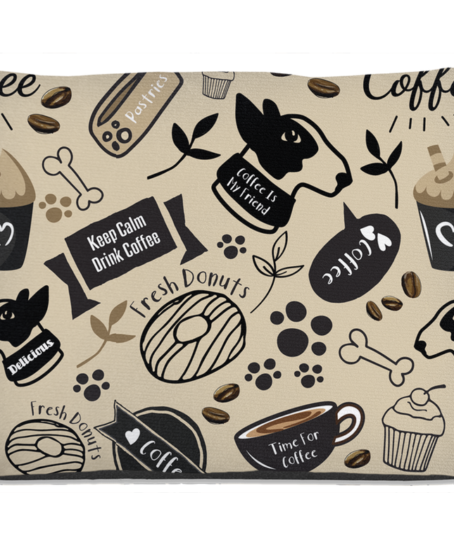 Caffeinated Canine Dog Bed-4