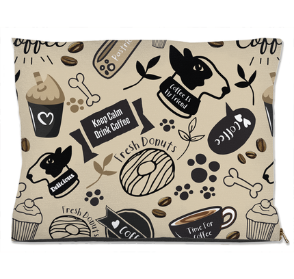 Caffeinated Canine Dog Bed-2