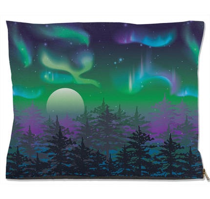 Northern Lights Dog Bed-4