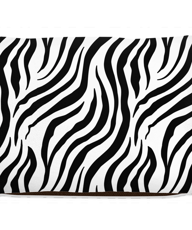 Zebra Print Dog Bed-3