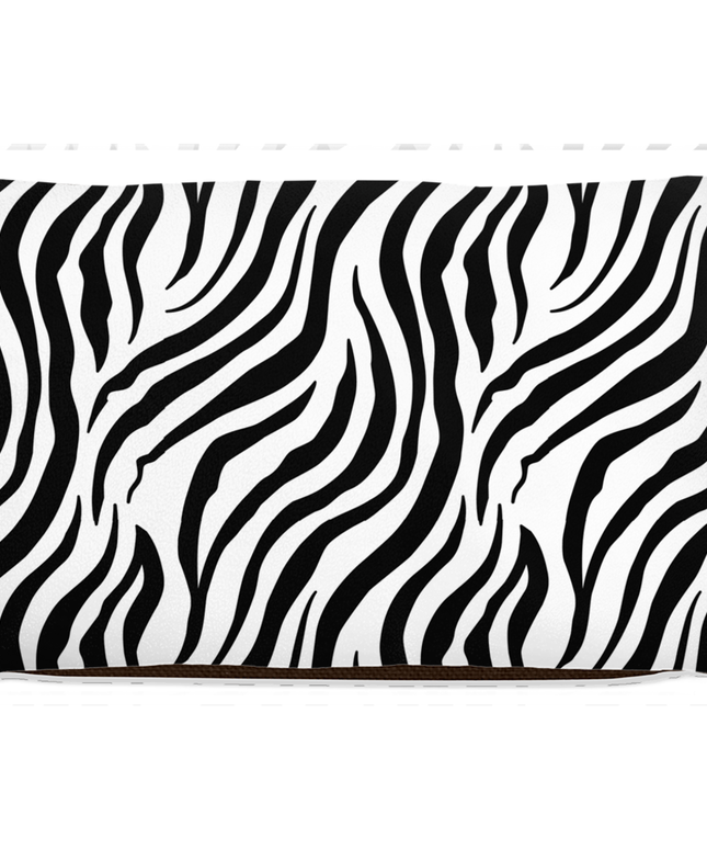 Zebra Print Dog Bed-1