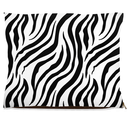 Zebra Print Dog Bed-5