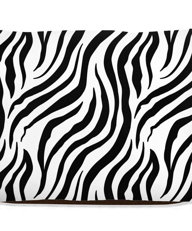 Zebra Print Dog Bed-5
