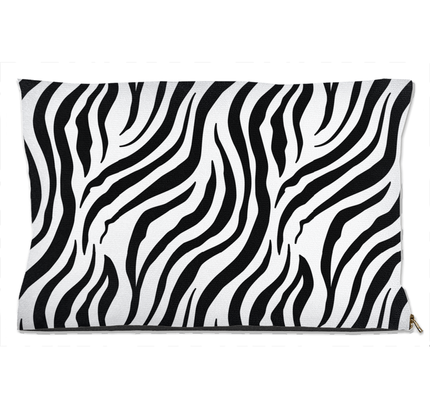 Zebra Print Dog Bed-0
