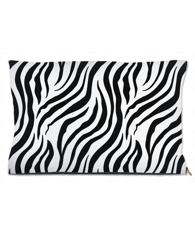 Zebra Print Dog Bed-0