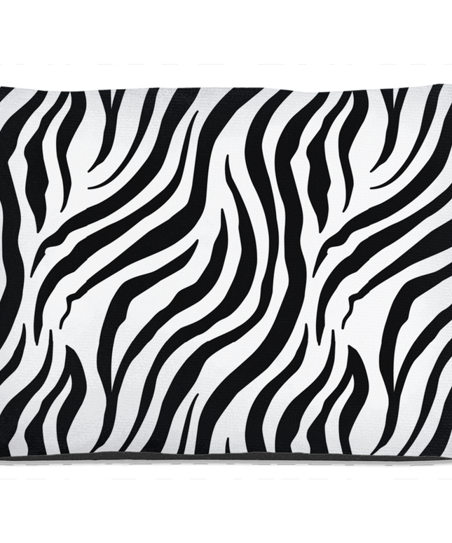 Zebra Print Dog Bed-2