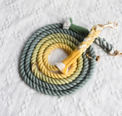 HANDS FREE DOG ROPE LEASH - AVOCADO-0