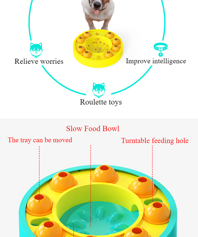 The "IQ & Reward" Slow Feeder Puzzle (Dispenser & Large Dog)