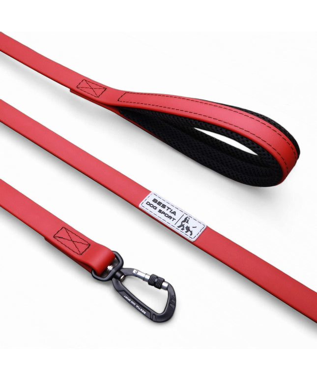 BESTIA DOG SPORT TACTICAL LEASH RED-0