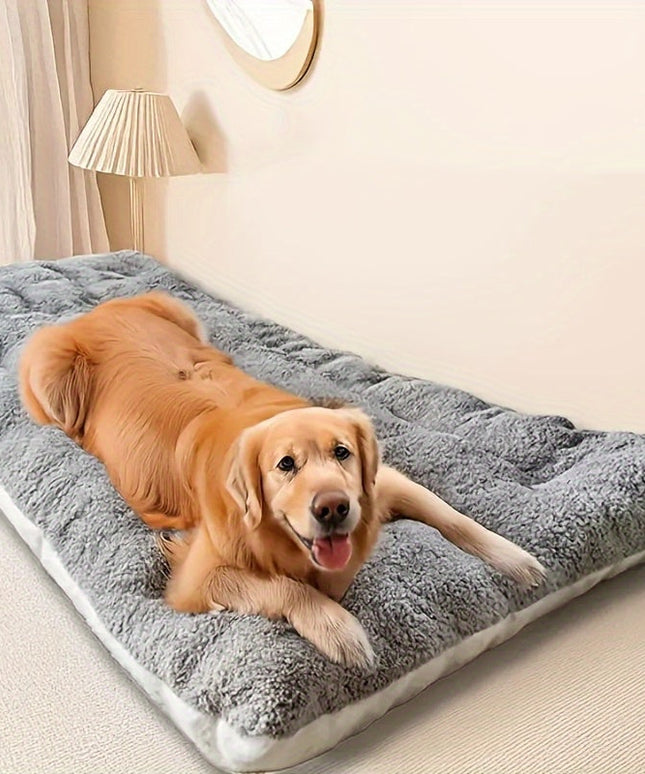 Extra-Large Plush Dog Sofa Bed with Non-Slip Base