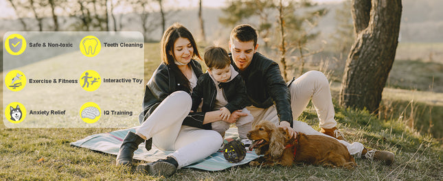 The "Ultimate Chew" Sound Ball (Non-Toxic Rubber & Giggle Sound)