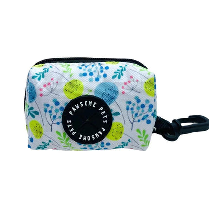 WASTE BAG HOLDER-SKY BLUE FLORAL-2