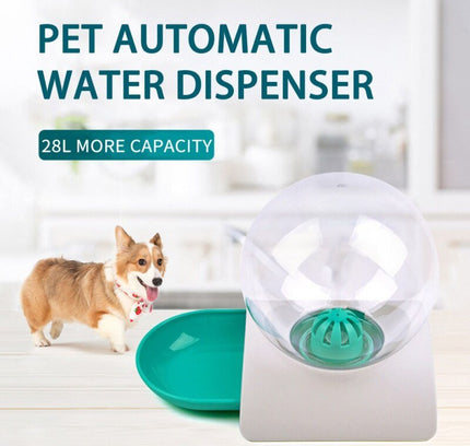 2.8L Bubble Pet Automatic Feeder Cat Dog Food Dispenser Water Drinking Bowl Feeding Dispenser Pets Supplies-3