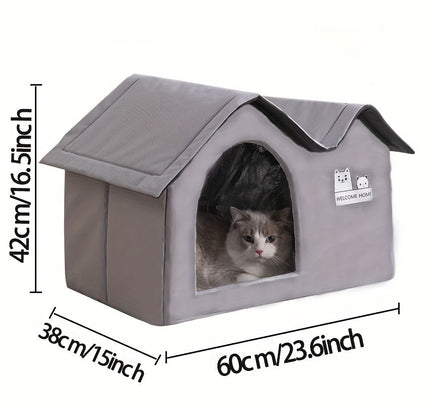Cat Dog Bed House for All-Season Comfort Shelter