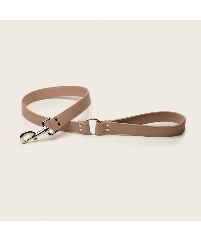 Blush pink apple leather lead-0