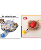 Plush Cat Ball Red Set