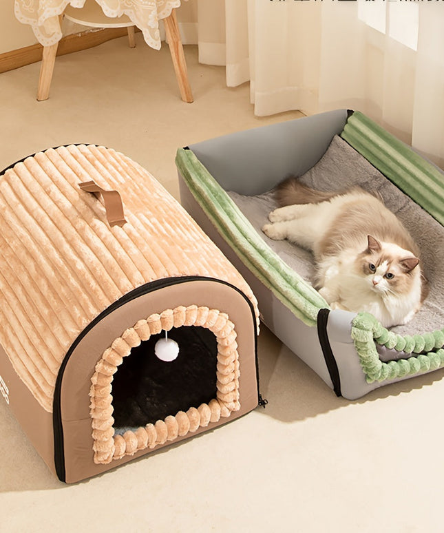 All-Season Pet Bed Kennel for Small to Large Pets-3