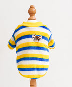 Yellow Blue White Stripes