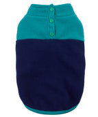 Placket Green Navy Blue