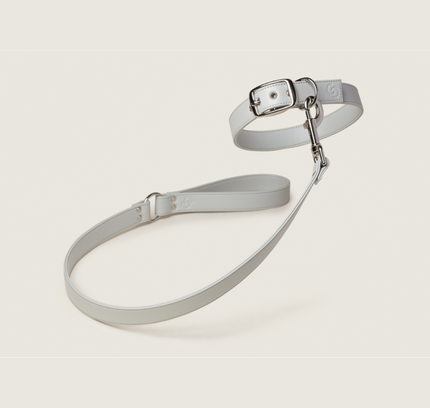 Ice blue apple leather lead-0