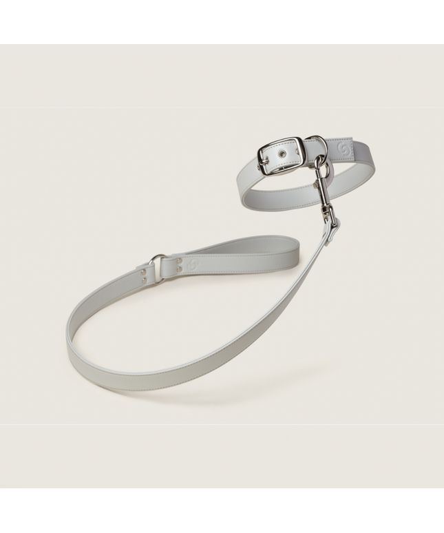 Ice blue apple leather lead-0