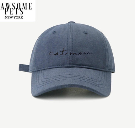 CAT MOM HAT - NAVY BLUE-0