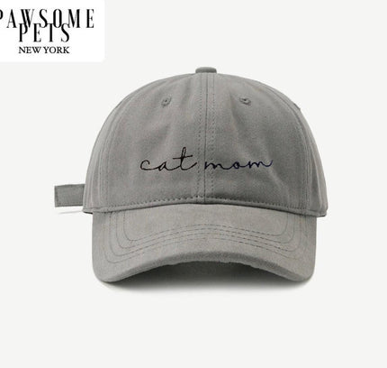 CAT MOM HAT - GREY-0