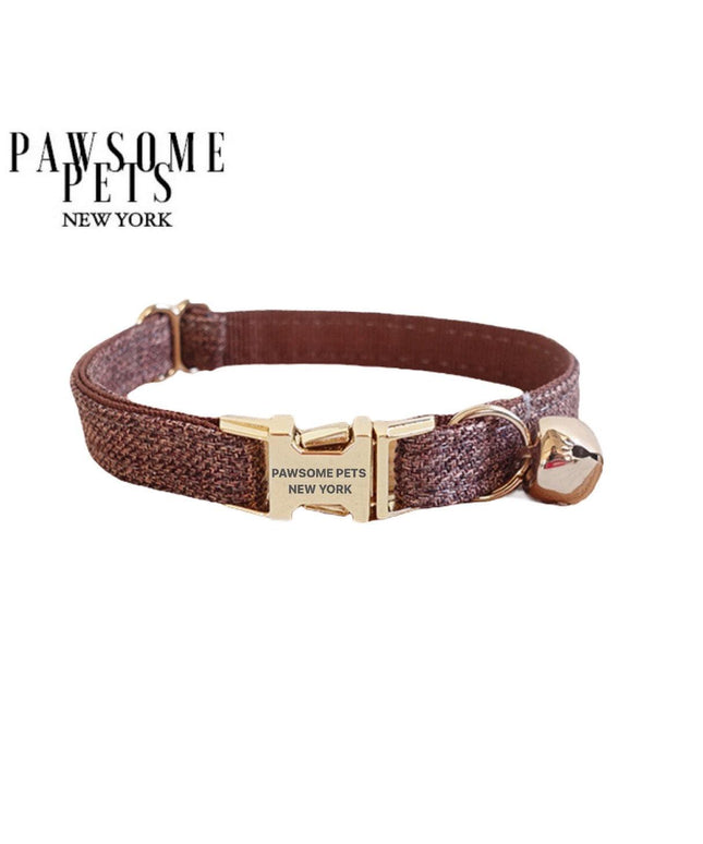 SMALL SIZE DOG & CAT COLLAR - RUSTIC-0