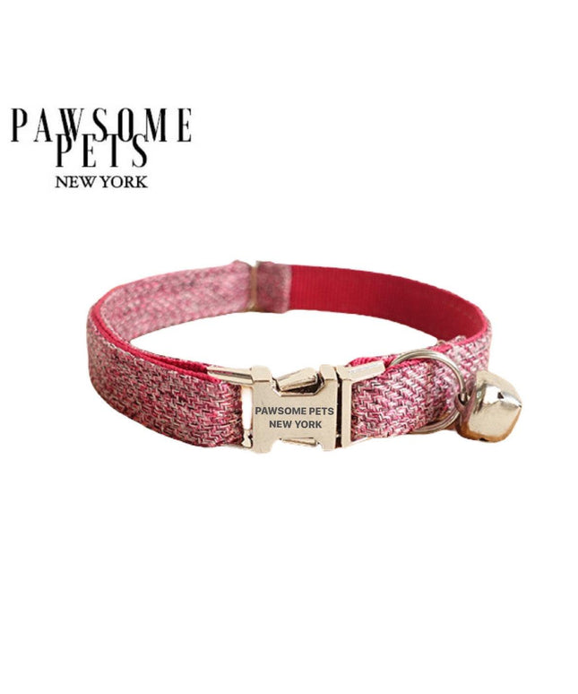 SMALL SIZE DOG & CAT COLLAR - ROSE MAUVE-0