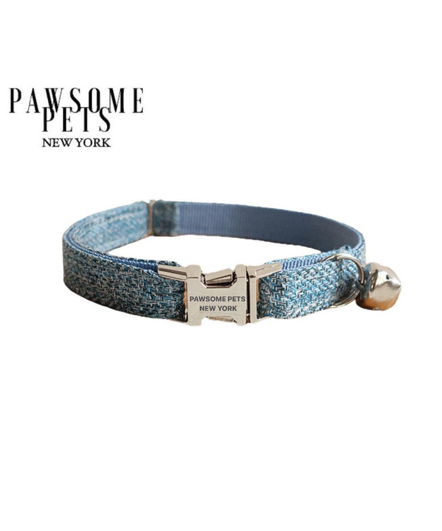 SMALL SIZE DOG & CAT COLLAR - SAPPHIRE-0