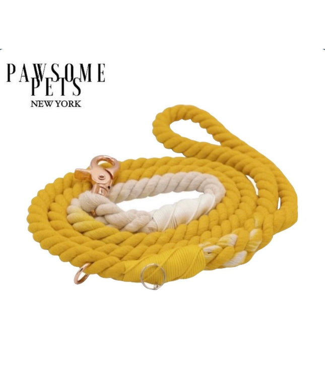 ROPE LEASH - LEMON DROP-0