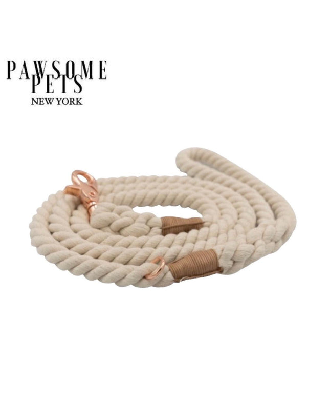 ROPE LEASH - NATURAL-0