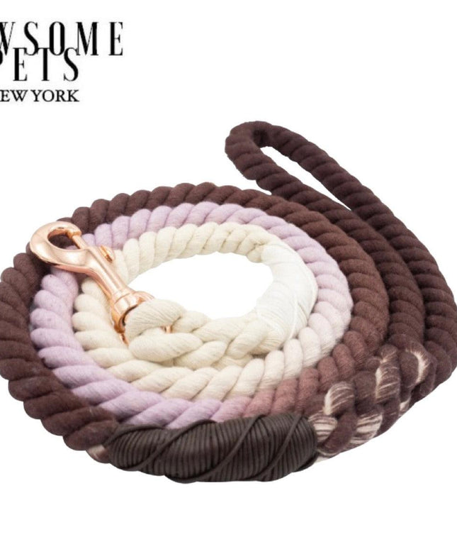 ROPE LEASH - CHOCOLATE LOVE-0