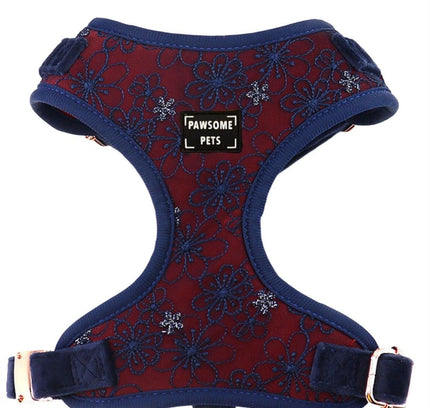 ADJUSTABLE HARNESS - BURGUNDY-0