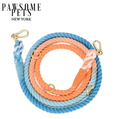 HANDS FREE DOG ROPE LEASH - SUNSET-0