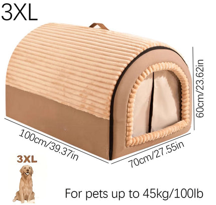 All-Season Pet Bed Kennel for Small to Large Pets-4