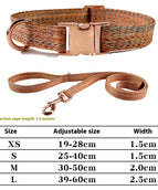 Orange collar rope