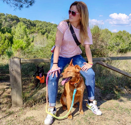 ROPE LEASH - SPANISH SUNSET-2