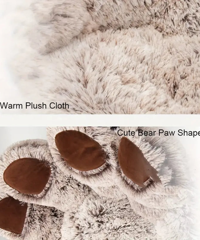 Cuddly Cute Bear Paw Shape Pet Sofa-3