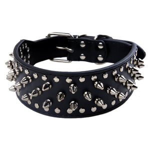 Pet Collar Large Dog Punk Rivet