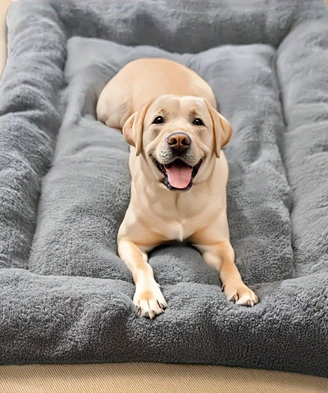 Extra-Large Plush Dog Sofa Bed with Non-Slip Base-4