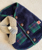 Navy Blue Christmas Vest