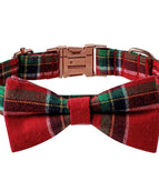 Red plaid bow