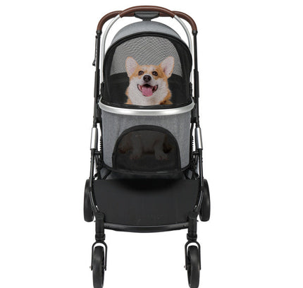 3 in 1 Pet Stroller. Designed for convenience, safety, and style, it's the perfect gift for your beloved furry companions-0