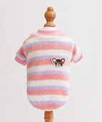 Purple And White Stripe