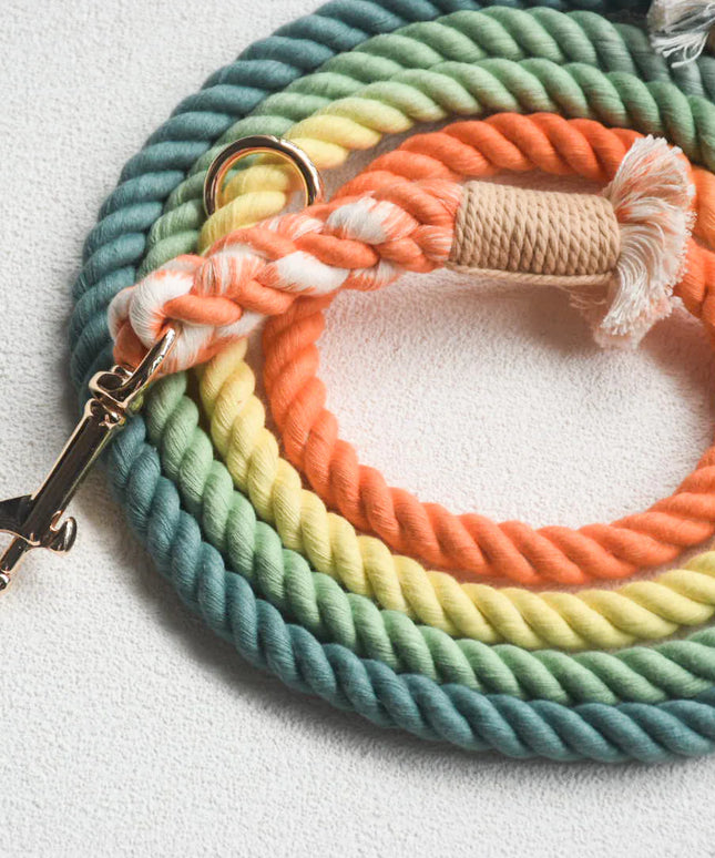 HANDS FREE DOG ROPE LEASH - FOREST SHADE-2