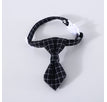 New Black Plaid Tie / S17 To 32cm