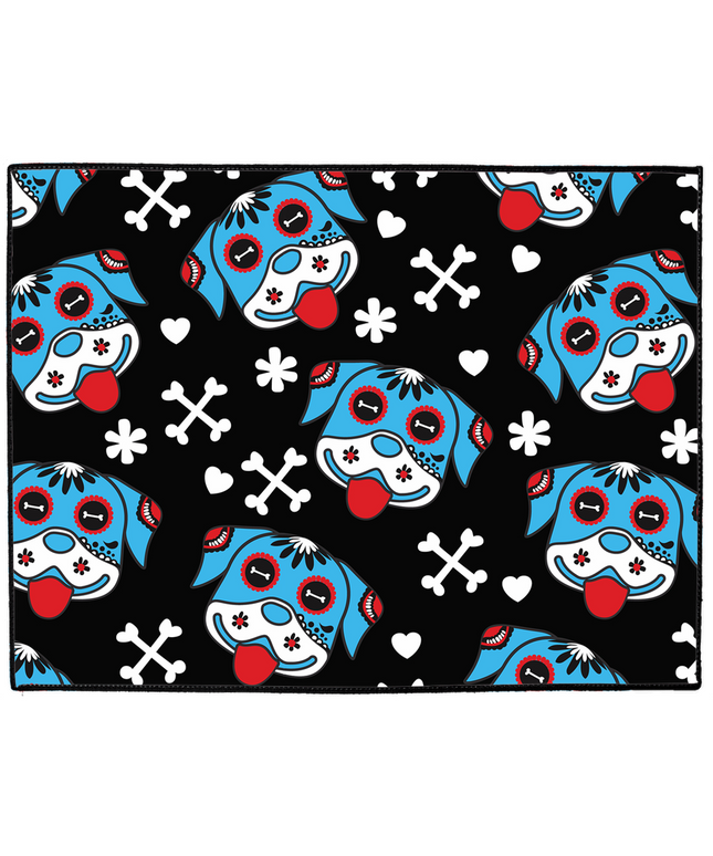 Day of the Dog Blue Dog Mat-0